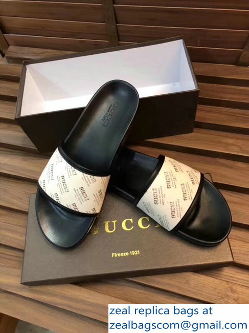 gucci white men's slides