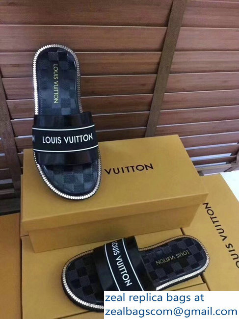 louis vuitton damier graphite men's slides 02