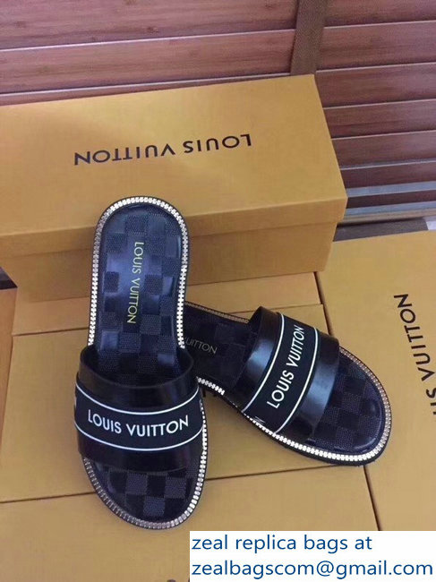 louis vuitton damier graphite men's slides 02 - Click Image to Close