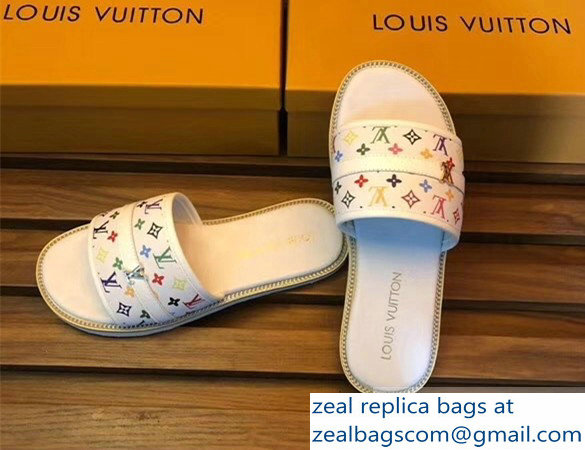 louis vuitton multicolor monogram men's slides