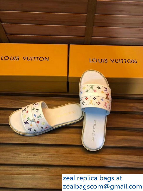 louis vuitton multicolor monogram men's slides