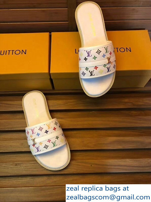 louis vuitton multicolor monogram men's slides - Click Image to Close