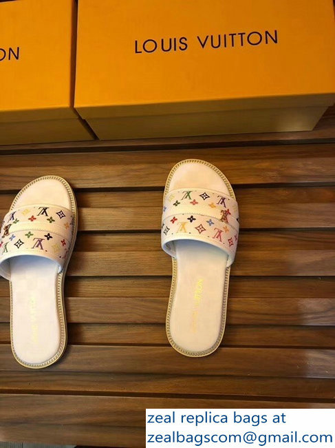 louis vuitton multicolor monogram men's slides