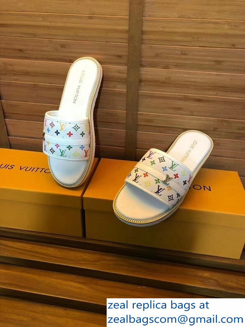 louis vuitton multicolor monogram men's slides