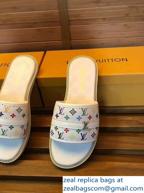 louis vuitton multicolor monogram men's slides - Click Image to Close