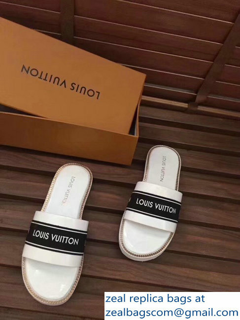 louis vuitton white men's slides