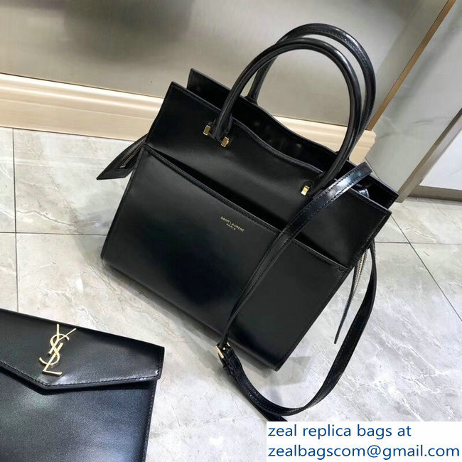 saint laurent up town small tote bag black