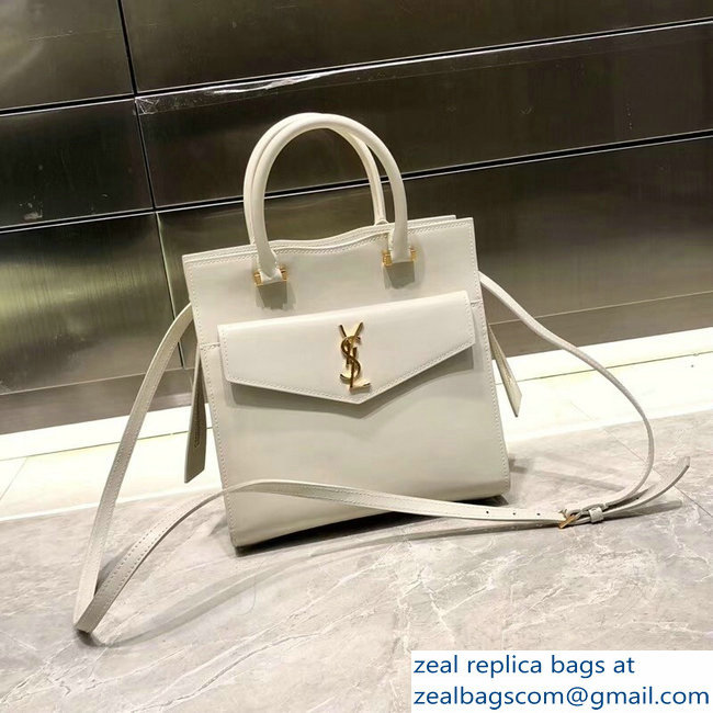 saint laurent up town small tote bag white