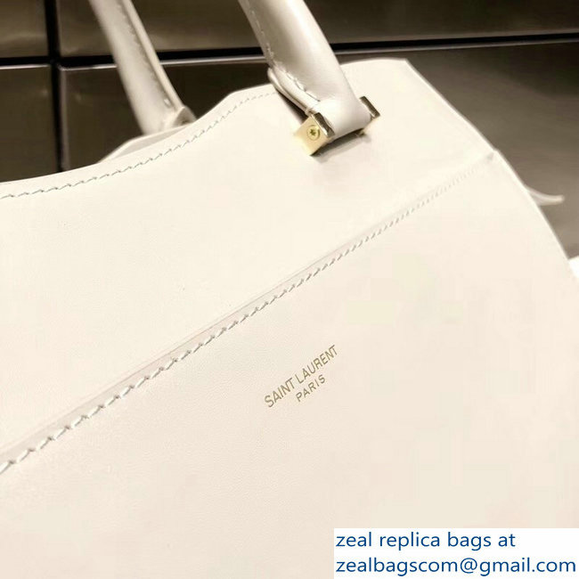 saint laurent up town small tote bag white