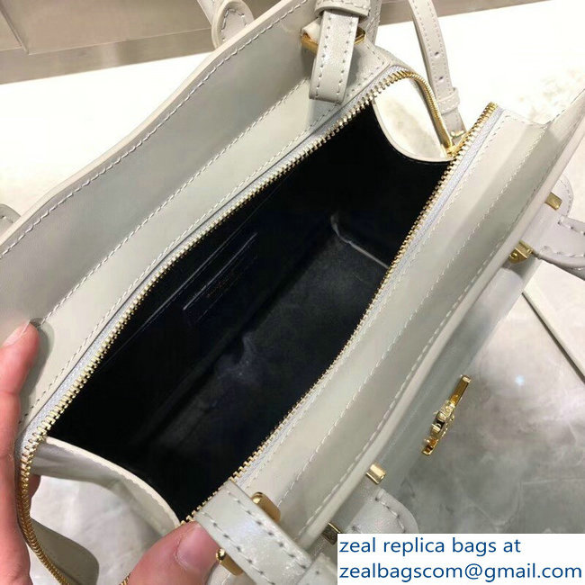 saint laurent up town small tote bag white