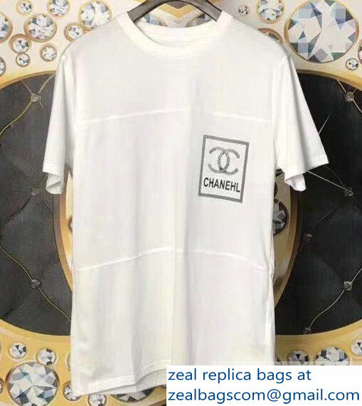 Chanel Logo T-shirt White 08 2019