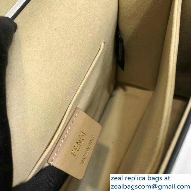 Fendi Kan I Mania Flap Top Handle Bag white/blue 2018 - Click Image to Close