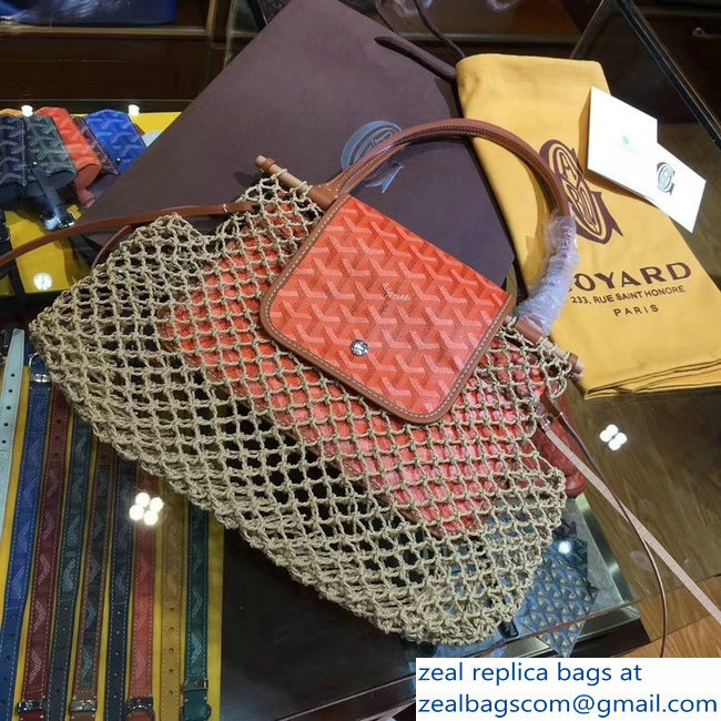 Goyard Aligre Tote Bag Orange 2019
