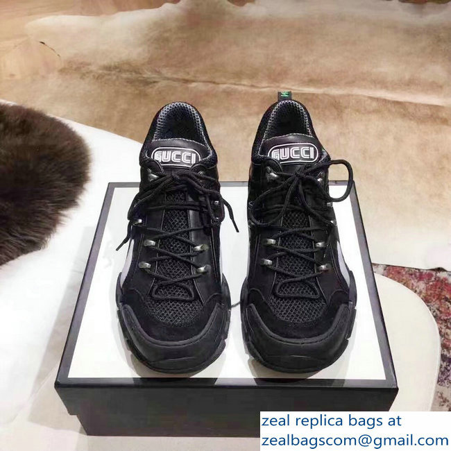 Gucci Flashtrek Lovers Sneakers Black 2019