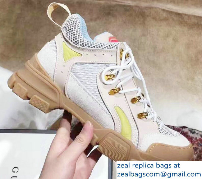 Gucci Flashtrek Lovers Sneakers Creamy 2019 - Click Image to Close