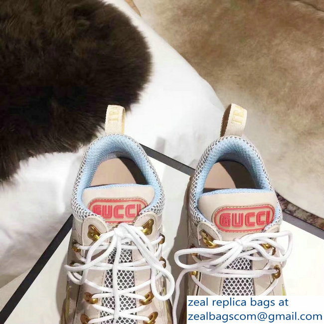 Gucci Flashtrek Lovers Sneakers Creamy 2019 - Click Image to Close
