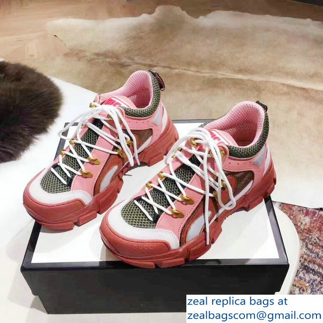 Gucci Flashtrek Lovers Sneakers Pink 2019