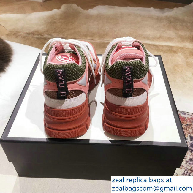 Gucci Flashtrek Lovers Sneakers Pink 2019 - Click Image to Close