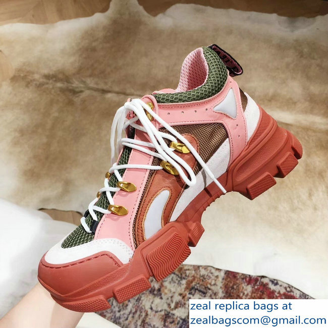 Gucci Flashtrek Lovers Sneakers Pink 2019