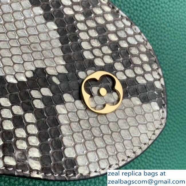 Louis Vuitton Capucines BB Bag Python Handle and Flap N95384 Louxor Green