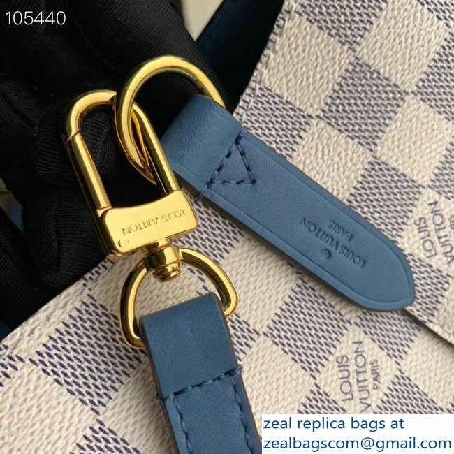 Louis Vuitton Damier Azur Canvas NeoNoe Bucket Bag N40151 Blue - Click Image to Close