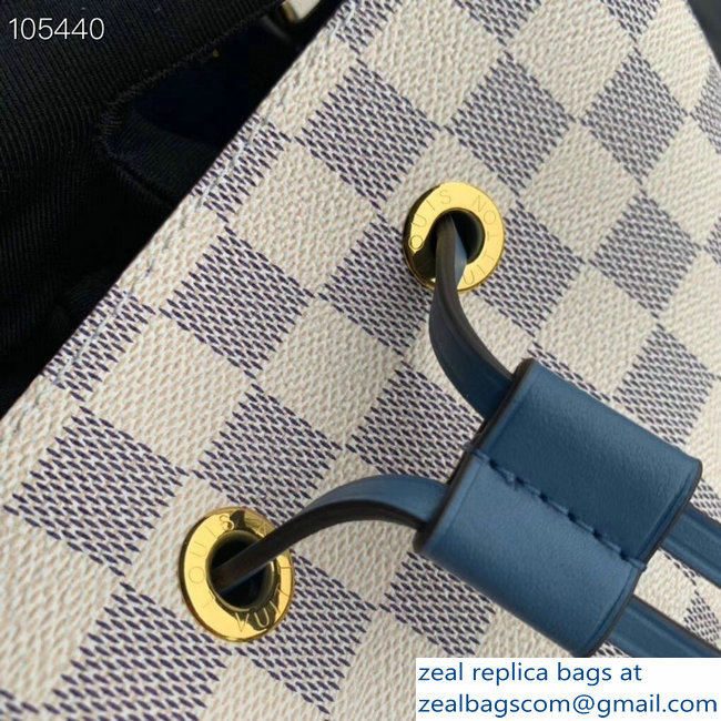 Louis Vuitton Damier Azur Canvas NeoNoe Bucket Bag N40151 Blue - Click Image to Close