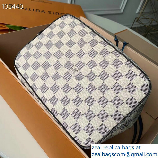 Louis Vuitton Damier Azur Canvas NeoNoe Bucket Bag N40151 Blue - Click Image to Close