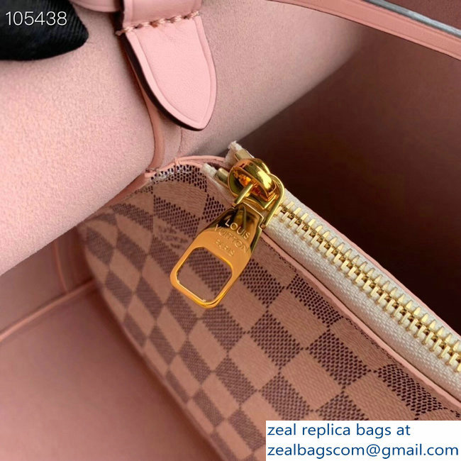 Louis Vuitton Damier Azur Canvas NeoNoe Bucket Bag N40151 Pink - Click Image to Close