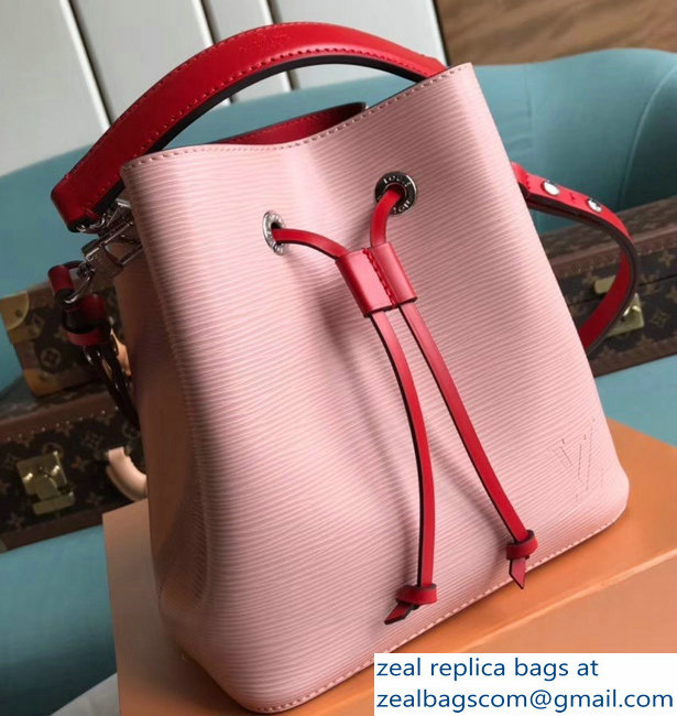 Louis Vuitton Epi Leather NeoNoe BB Bucket Bag M53609 Rose Ballerine - Click Image to Close