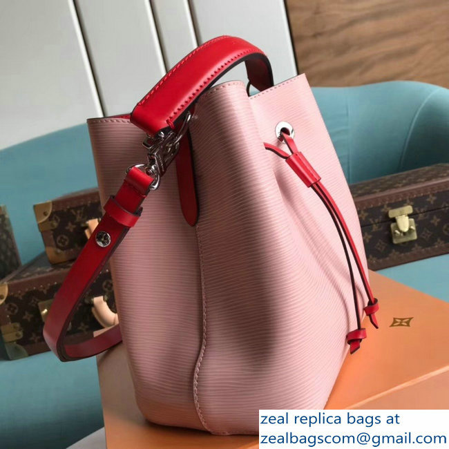 Louis Vuitton Epi Leather NeoNoe BB Bucket Bag M53609 Rose Ballerine - Click Image to Close