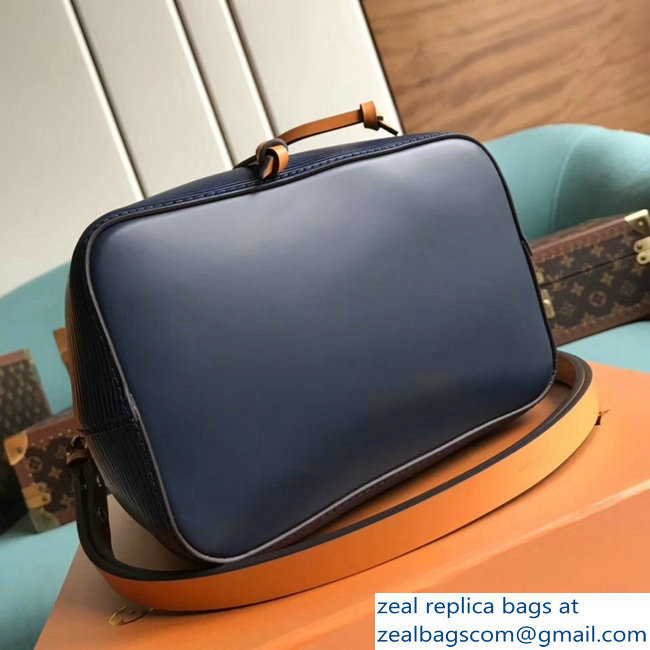 Louis Vuitton Epi Leather NeoNoe BB Bucket Bag M53610 Indigo - Click Image to Close