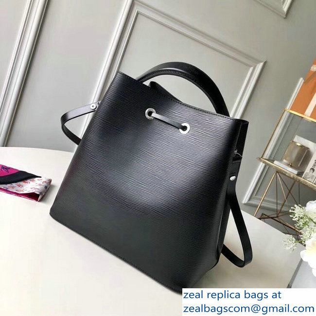 Louis Vuitton Epi Leather NeoNoe Bucket Bag M54366 Black - Click Image to Close