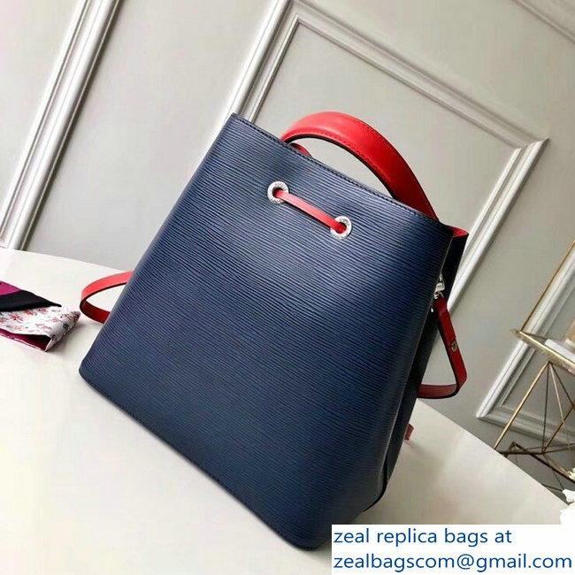 Louis Vuitton Epi Leather NeoNoe Bucket Bag M54367 Indigo - Click Image to Close