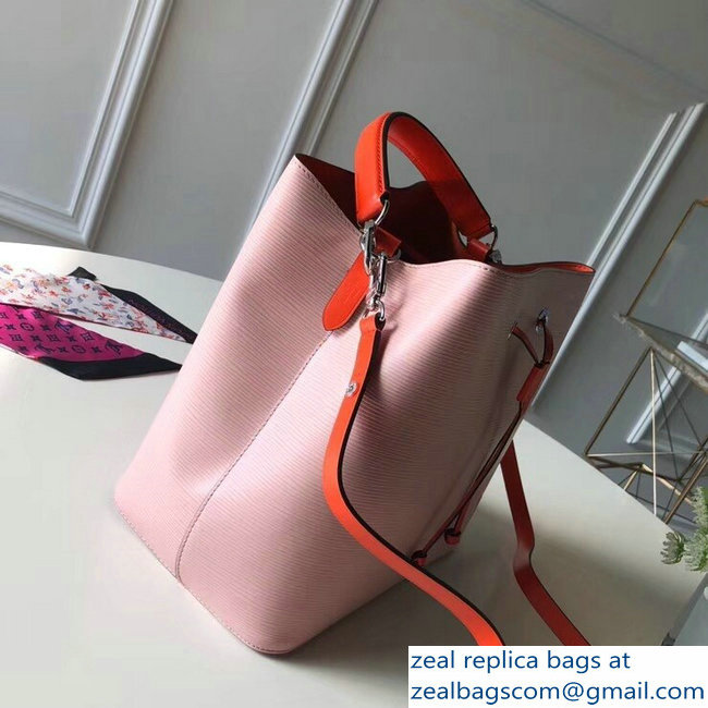 Louis Vuitton Epi Leather NeoNoe Bucket Bag M54370 Rose Ballerine - Click Image to Close