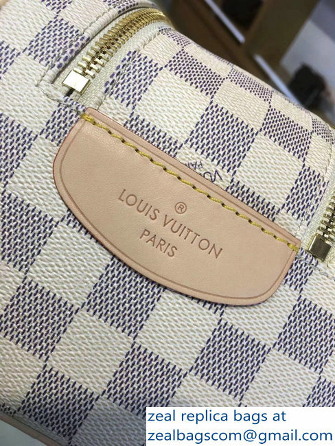 Louis Vuitton King Size Toiletry 28 Bag Damier Azur Canvas