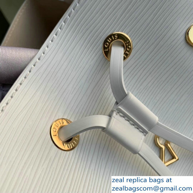 Louis Vuitton Love Lock Epi Leather NeoNoe Bucket Bag M53238 White - Click Image to Close