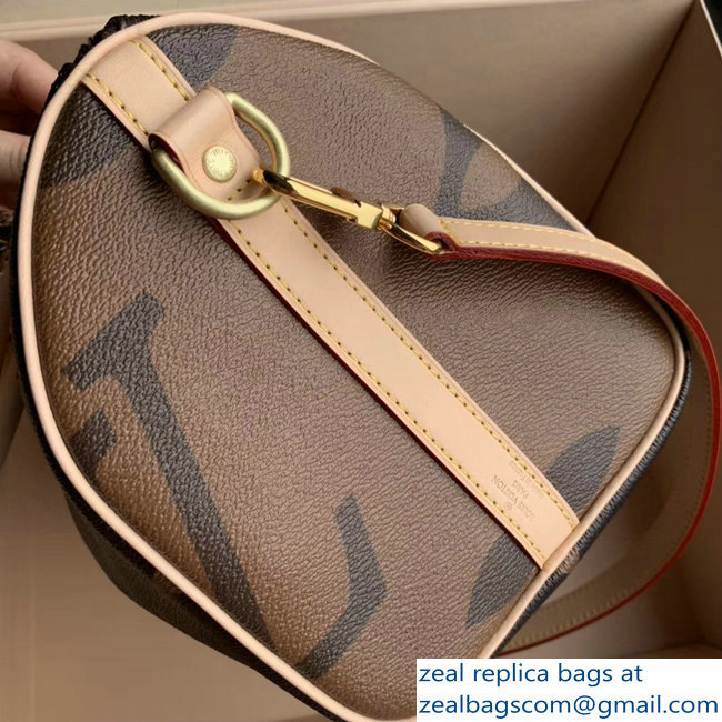 Louis Vuitton Monogram Canvas and Reverse Speedy 25 Bandouliere Bag M41113 2019 - Click Image to Close