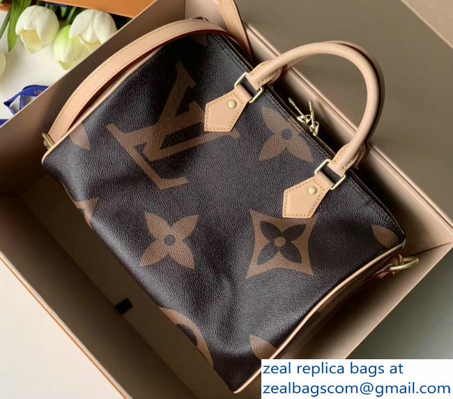 Louis Vuitton Monogram Canvas and Reverse Speedy 30 Bandouliere Bag M41112 2019 - Click Image to Close