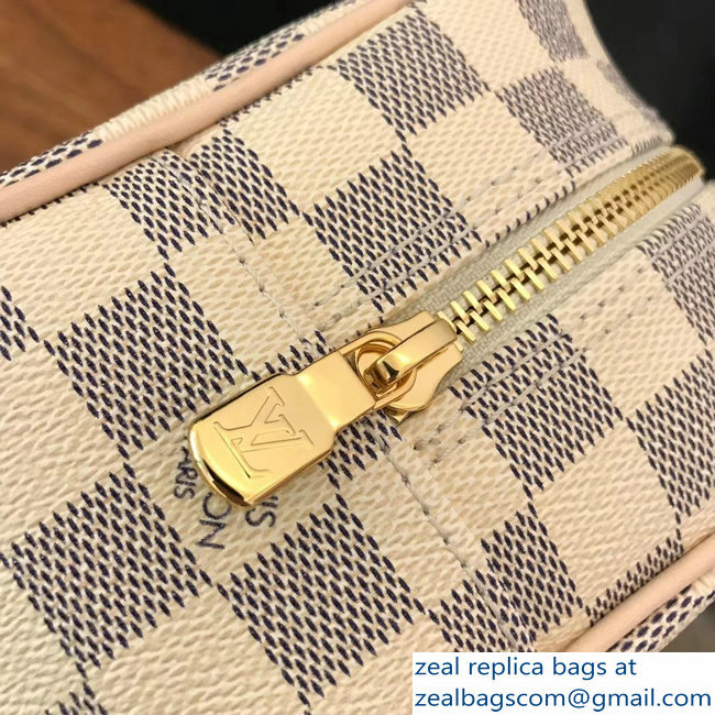 Louis Vuitton Toiletry 25 Bag Damier Azur Canvas - Click Image to Close