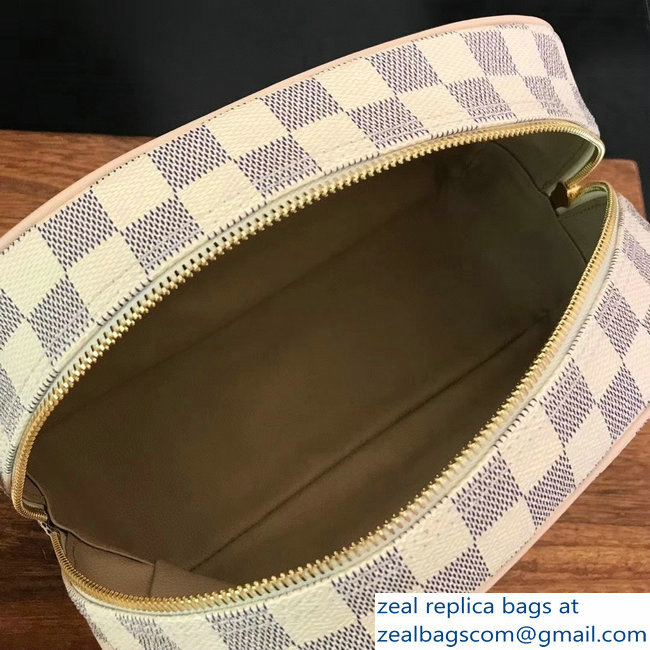 Louis Vuitton Toiletry 25 Bag Damier Azur Canvas - Click Image to Close