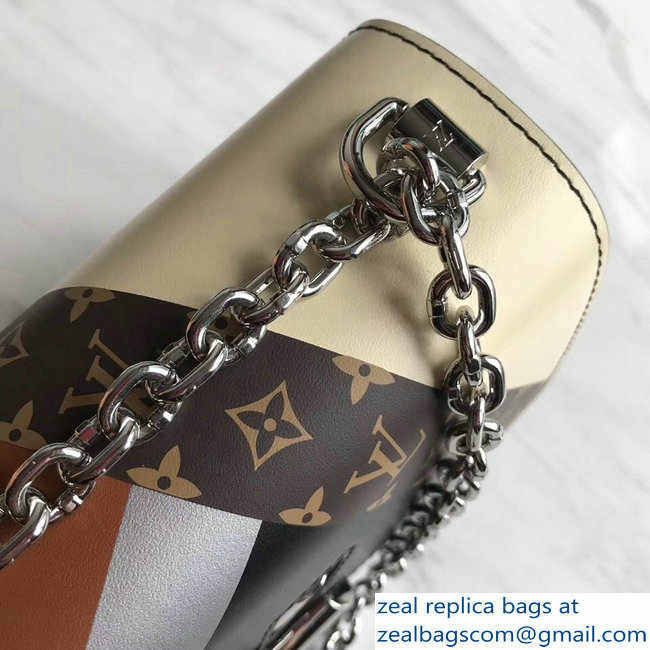 Louis Vuitton Twist MM Bag M50280 Monogram Canvas/Black 2019 - Click Image to Close