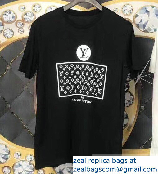 Louis Vuitton Vintage Logo T-shirt Black 2019