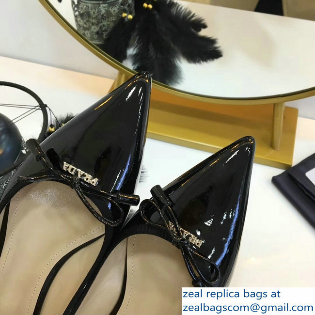 Prada Ballerinas Flats Black with Bow 2019 - Click Image to Close