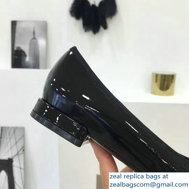 Prada Ballerinas Flats Black with Bow 2019 - Click Image to Close