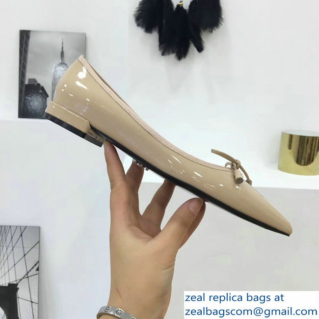 Prada Ballerinas Flats Nude with Bow 2019