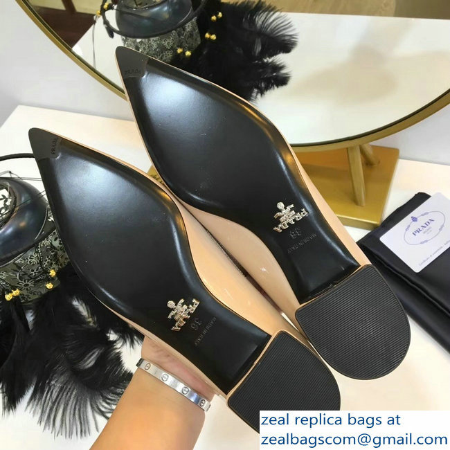 Prada Ballerinas Flats Nude with Bow 2019