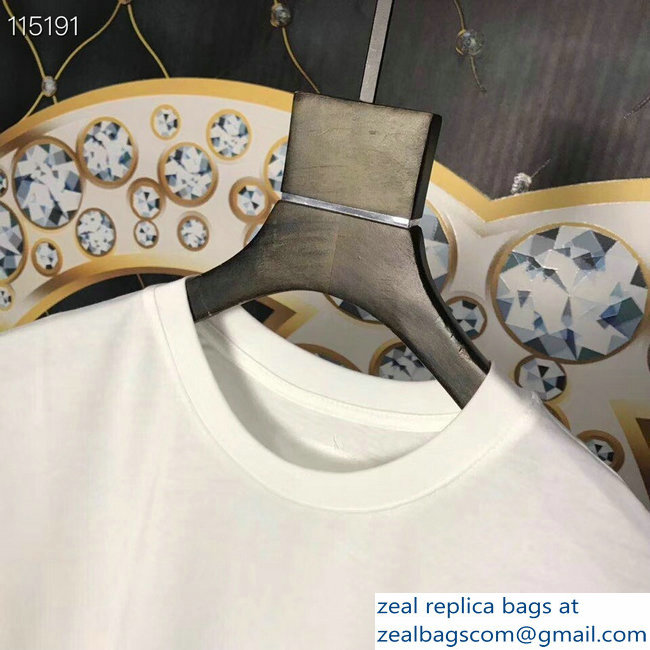 Prada Pradamalia Cotton T-shirt White 2019 - Click Image to Close