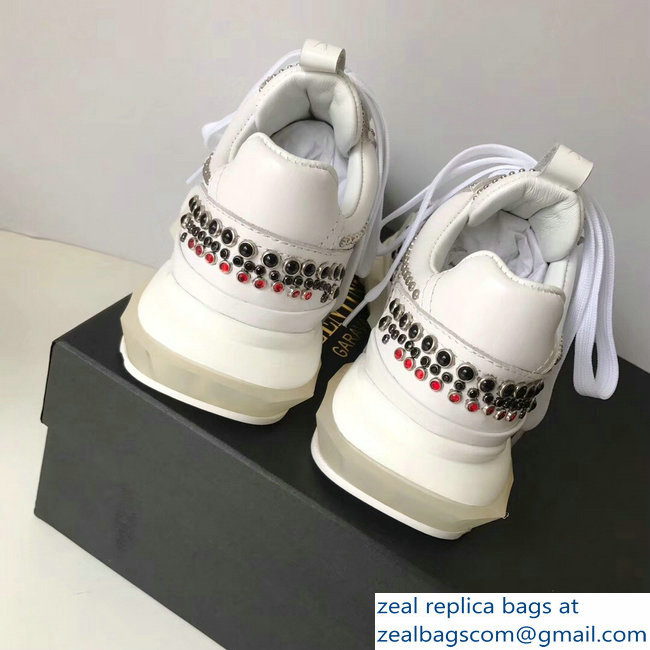 Valentino Bounce Low-top Sneakers Studs White 2019