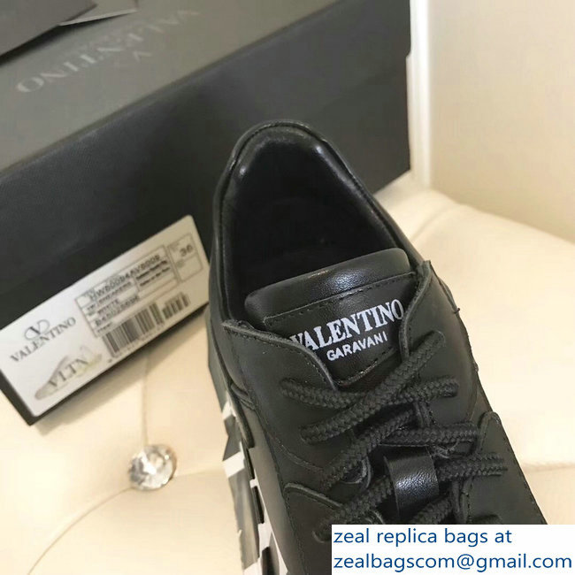 Valentino Bounce Low-top Sneakers VLTN Black 2019