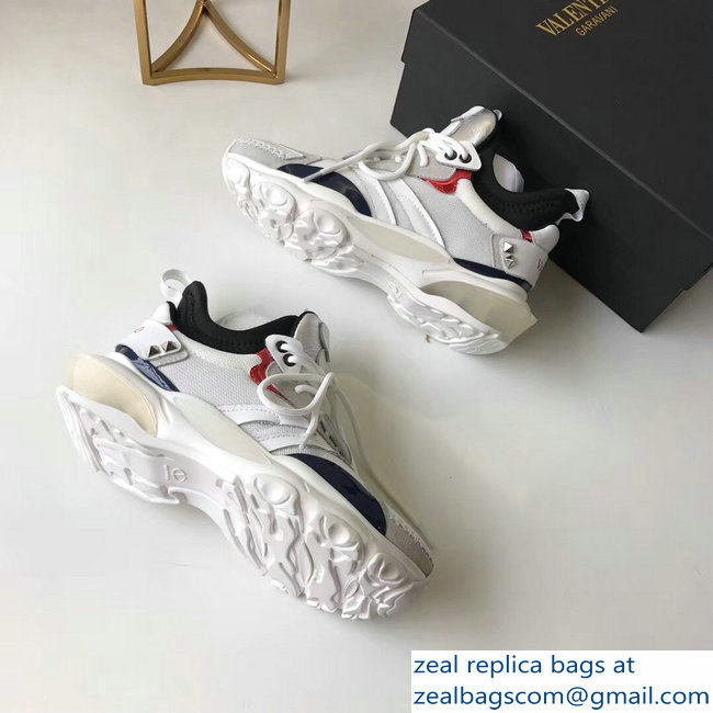 Valentino Bounce Low-top Sneakers White 2019 - Click Image to Close